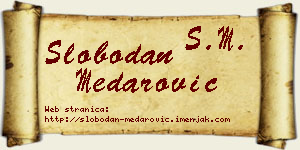 Slobodan Medarović vizit kartica